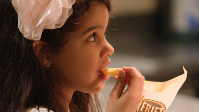 FrietMuseum Friet eten