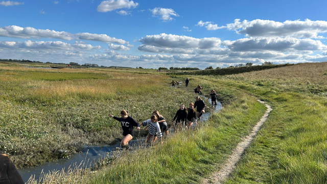 Zwin Natuurpark Slootje lopen