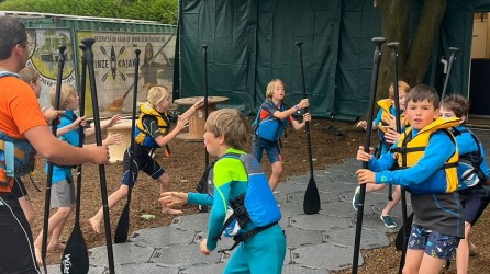 Leie Adventures Header zelf online gezet